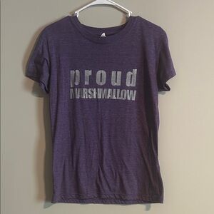 Tultex Purple Tee - “Proud Marshmallow” - Veronica Mars Shirt